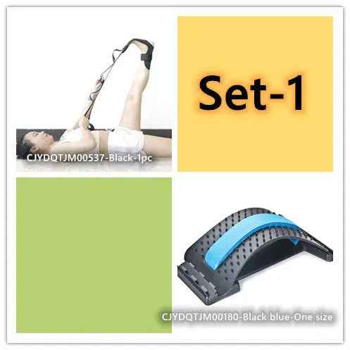 Lumbar Traction Therapy for Back Pain Relief - Lumbar Orthosis Waist Support - EZEEGET