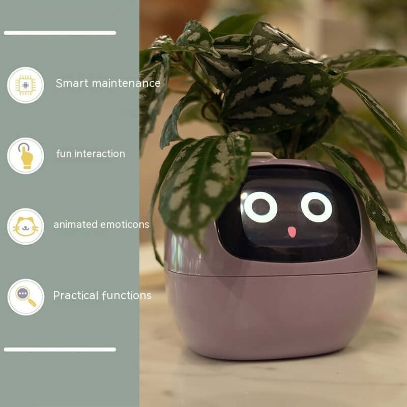 Smart Planter Endless Fun Over 49 Rich Expressions 7 Smart Sensors And AI Chips Make Raising Plants Easy And Fun EZeeget online shop