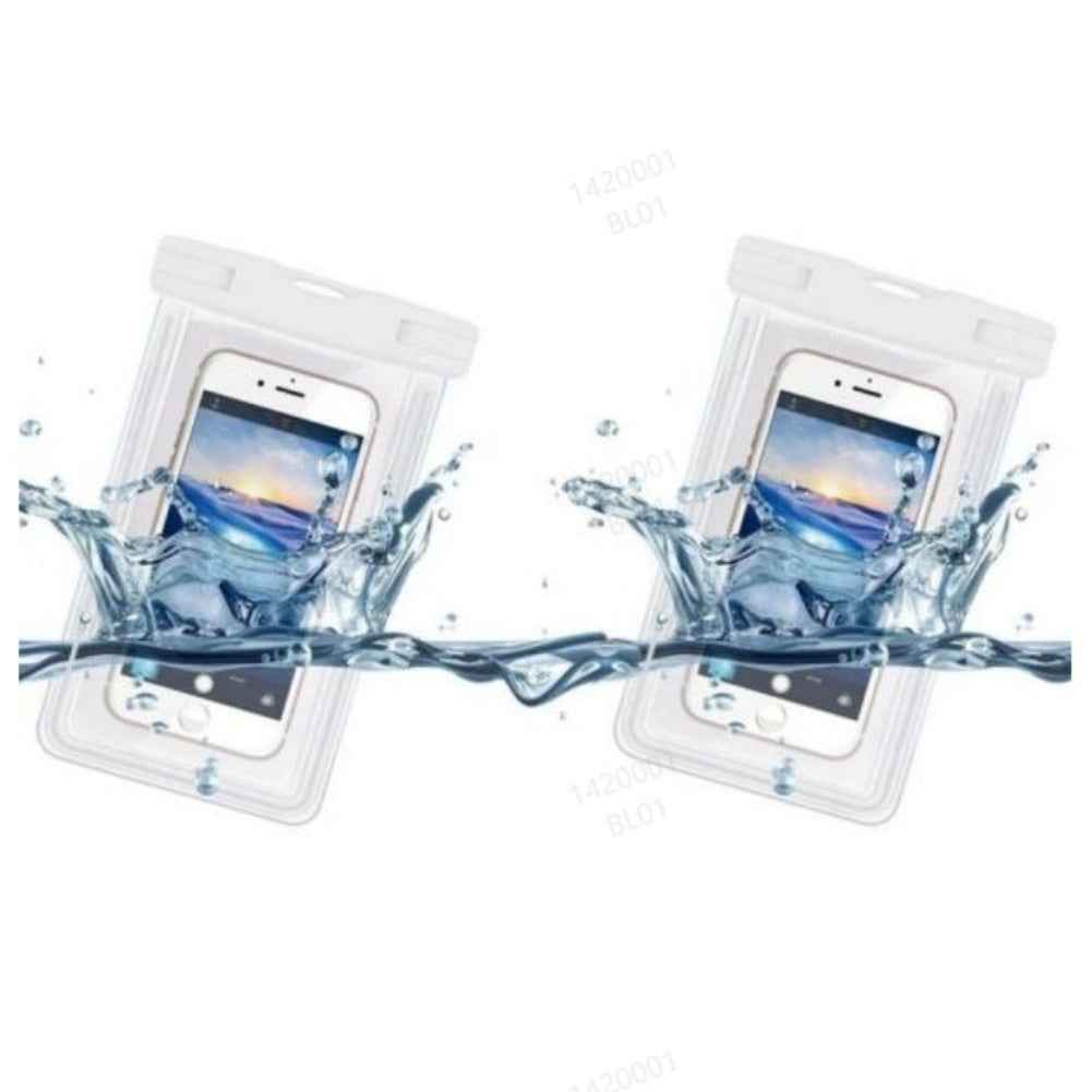 2 Packs Waterproof Phone Pouch For Drifting Diving Swimming, Underwater Dry Bag Case Cover For Phone - EZEEGET