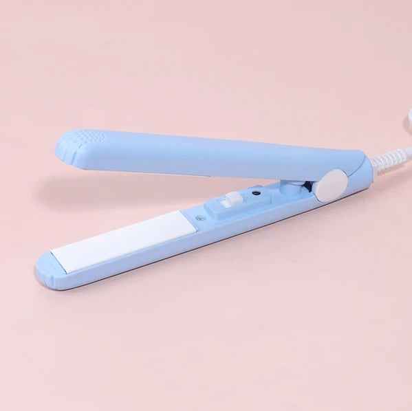Mini Portable Hair Iron Hair Straightener Curler Professional Hair Irons Ceramic - EZEEGET