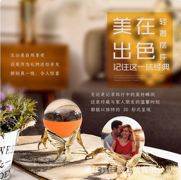 New Crystal Ball Creative Video Music Glass Ball Player Customized Cross-Border Crystal Ornaments Birthday Gift - EZEEGET