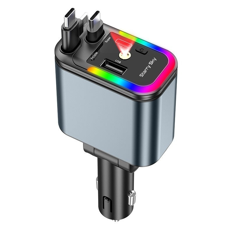 Starry Sky Car Charger 120W Mobile Phone Flexible Wire Car Usb Cigarette Lighter EZeeget online shop