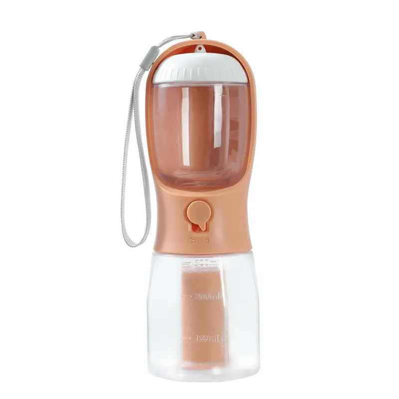 Portable Dog Water Cup - Multi-Functional Three-in-One Pet Supplies with Food and Garbage Bag - EZEEGET