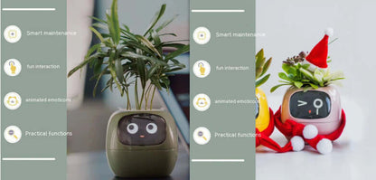 Smart Planter Endless Fun Over 49 Rich Expressions 7 Smart Sensors And AI Chips Make Raising Plants Easy And Fun EZeeget online shop