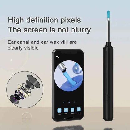 Comes With 6 Ear Scoops For Earwax Removal, Ear Cleaner With Camera - EZEEGET