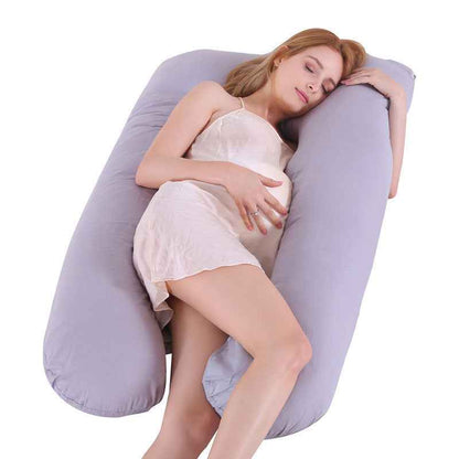 Summer Sleeping Support Pillow For Pregnant Women U Shape Maternity Pillows Pregnancy Ice Silk - EZEEGET