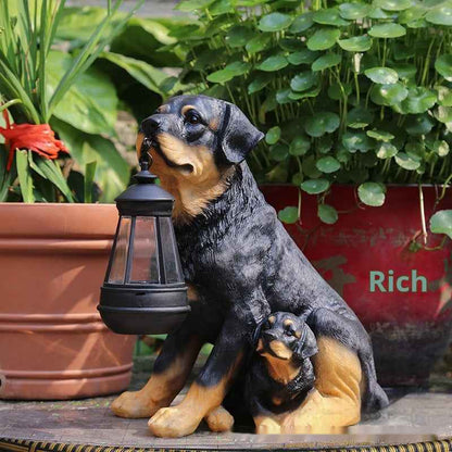 Solar Garden Lamp Ornament Decoration Resin Crafts - EZEEGET