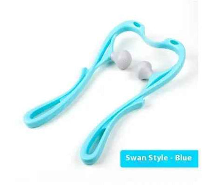 Multifunctional Manual Six-Wheel Neck Massage Roller for Effective Muscle Relief - EZEEGET
