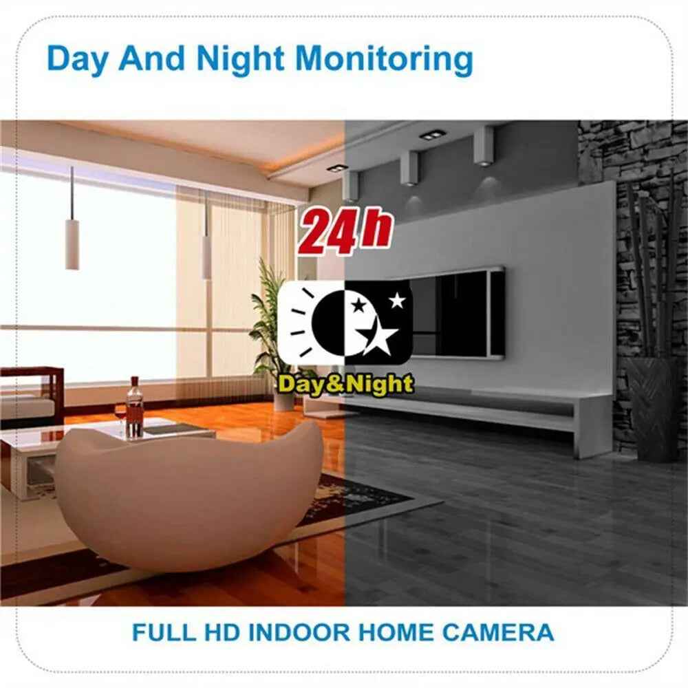 E27 Light Bulb Camera - 1080P HD Wireless Wifi Smart Home Security Solution - EZEEGET