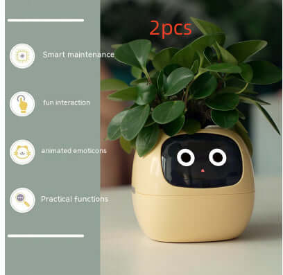 Smart Planter Endless Fun Over 49 Rich Expressions 7 Smart Sensors And AI Chips Make Raising Plants Easy And Fun EZeeget online shop