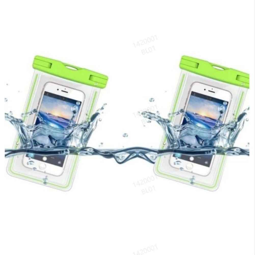 2 Packs Waterproof Phone Pouch For Drifting Diving Swimming, Underwater Dry Bag Case Cover For Phone - EZEEGET