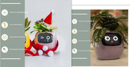 Smart Planter Endless Fun Over 49 Rich Expressions 7 Smart Sensors And AI Chips Make Raising Plants Easy And Fun EZeeget online shop