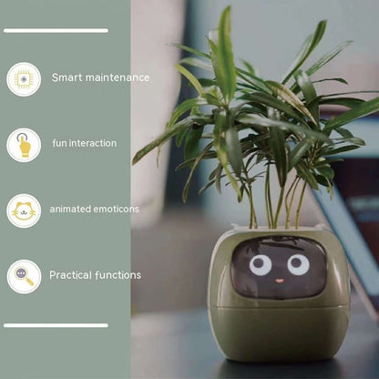 Smart Planter Endless Fun Over 49 Rich Expressions 7 Smart Sensors And AI Chips Make Raising Plants Easy And Fun EZeeget online shop