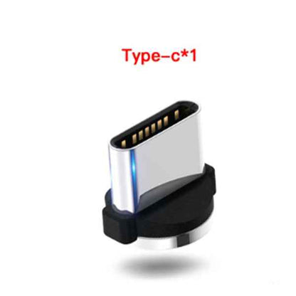 Compatible with Apple, Flowing Ligh Magnetic Streamer Data Line Cable for Iphone Android Typec - EZEEGET