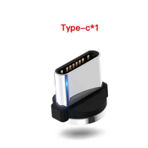 Compatible with Apple, Flowing Ligh Magnetic Streamer Data Line Cable for Iphone Android Typec - EZEEGET