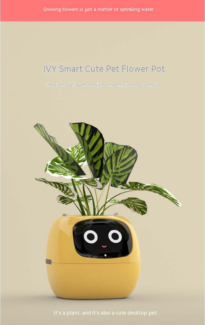 Smart Planter Endless Fun Over 49 Rich Expressions 7 Smart Sensors And AI Chips Make Raising Plants Easy And Fun EZeeget online shop
