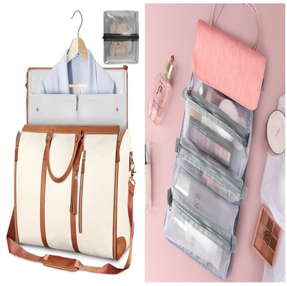 Large Capacity Travel Duffle Bag Women's Handbag Folding Suit Bag Waterproof Clothes Totes EZeeget online shop