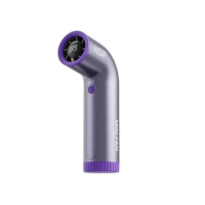High-speed Little Turbine Digital Display Charging Long Endurance Portable Fan