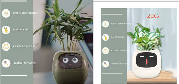 Smart Planter Endless Fun Over 49 Rich Expressions 7 Smart Sensors And AI Chips Make Raising Plants Easy And Fun EZeeget online shop