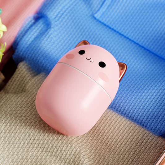 Air Humidifier Cute Cat Ultra-Silent USB Office Household Bedroom Car Aromatherapy Air Purifier With Led Cool Mist Spray - EZeeget online shop 