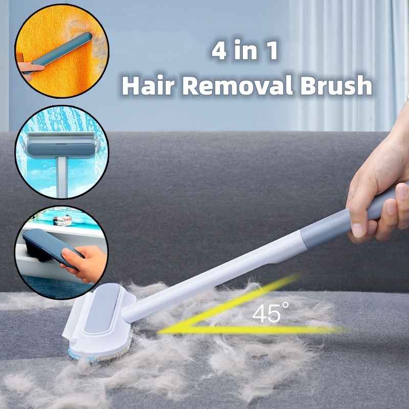 4 In 1 Multifunctional Hair Removal Brush Pet Dog Cat Hair Cleaner Brush Cat Hair Remover Window Screen Cleaning Tool Gadgets - EZEEGET