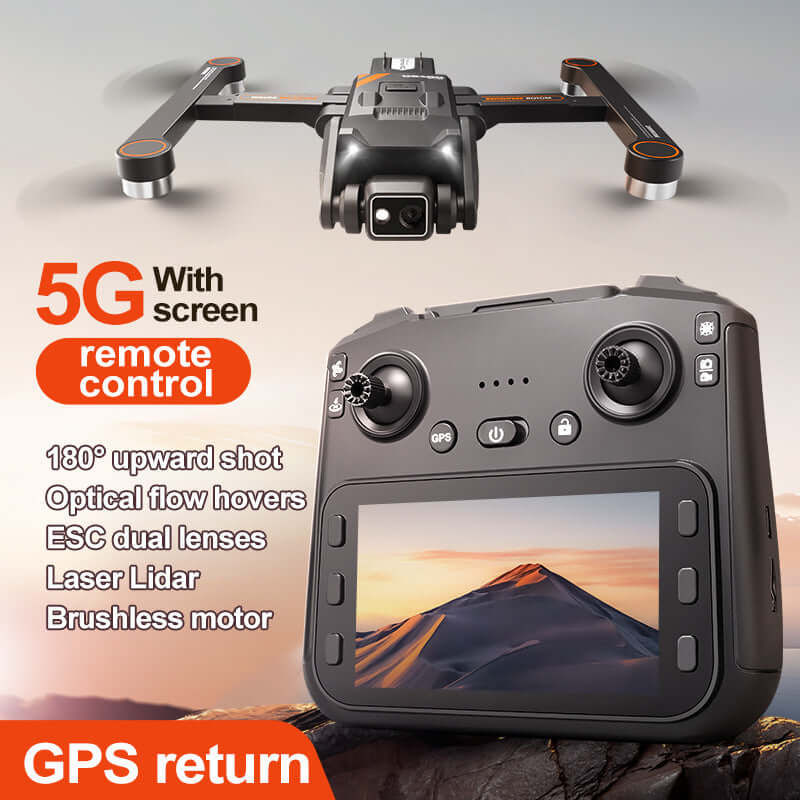 UAV Dual Camera GPS Return Flight Obstacle Avoidance - EZEEGET