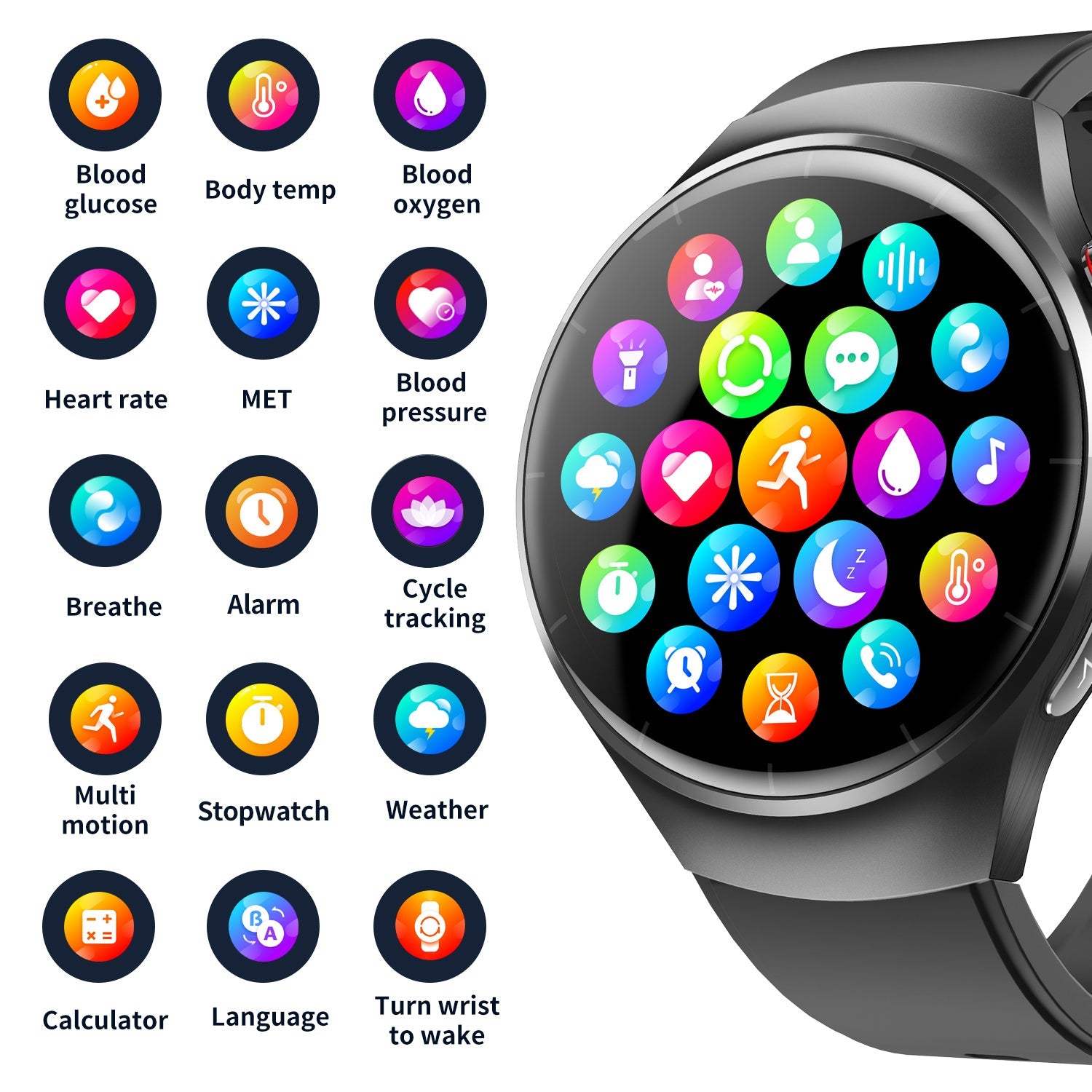 Fashion Smart Watch For Men Women Healthy Mornitoring Ips Screen Fitness Tracker With Bluetooth Call IP67 Waterproof Heart Rate Sleep SpO2 Monitor Pedometer Multiple Sports For Android IOS EZeeget online shop
