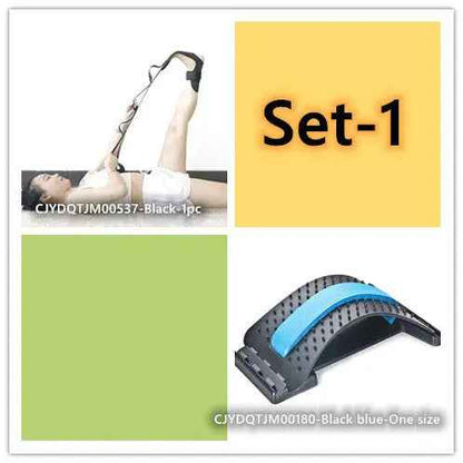 Lumbar Traction Therapy for Back Pain Relief - Lumbar Orthosis Waist Support - EZEEGET