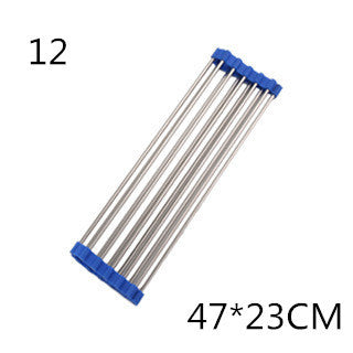 Folding Kitchen Drain Sink Rack Stainless Steel - EZeeget online shop 