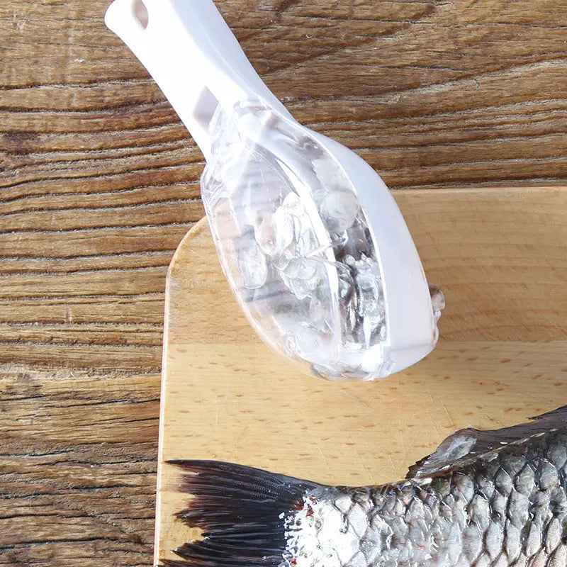 Fish Skin Brush Scraping Fish Scale Brush Grater Quick Disassembly Fish Knife Cleaning Peeling Skin Scraper Scraper Fish Scaler Kitchen Tools - EZEEGET