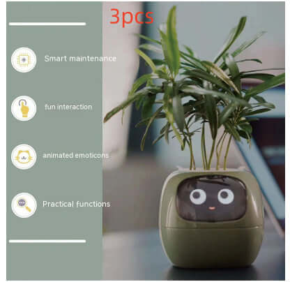 Smart Planter Endless Fun Over 49 Rich Expressions 7 Smart Sensors And AI Chips Make Raising Plants Easy And Fun EZeeget online shop