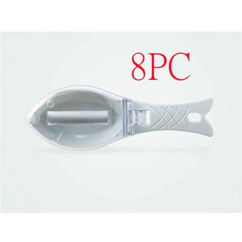 Fish Skin Brush Scraping Fish Scale Brush Grater Quick Disassembly Fish Knife Cleaning Peeling Skin Scraper Scraper Fish Scaler Kitchen Tools - EZEEGET