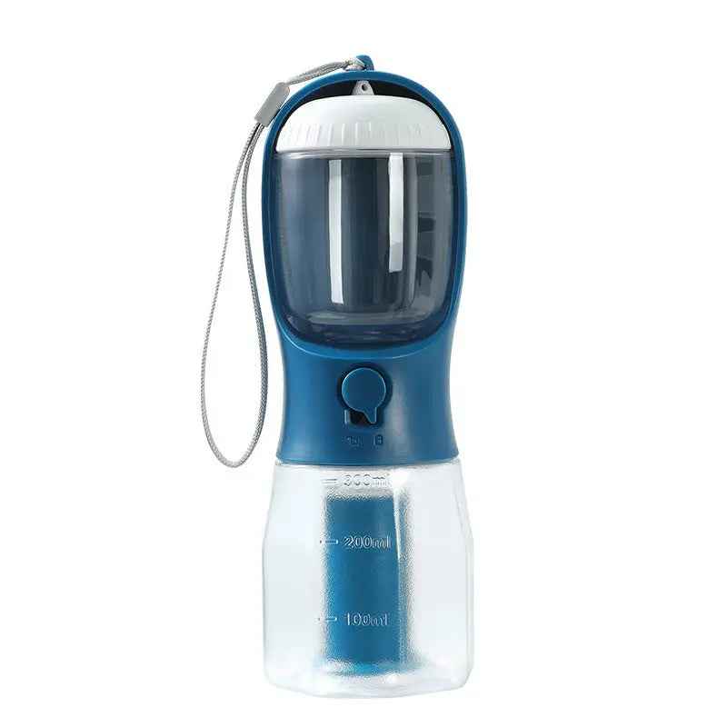 Portable Dog Water Cup - Multi-Functional Three-in-One Pet Supplies with Food and Garbage Bag - EZEEGET