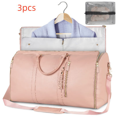 Large Capacity Travel Duffle Bag Women's Handbag Folding Suit Bag Waterproof Clothes Totes EZeeget online shop
