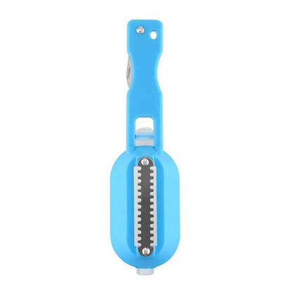 Fish Skin Brush Scraping Fish Scale Brush Grater Quick Disassembly Fish Knife Cleaning Peeling Skin Scraper Scraper Fish Scaler Kitchen Tools - EZEEGET