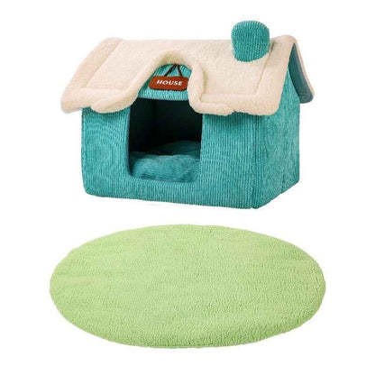 Creative Cartoon Printing Warm Pet Bed - EZEEGET