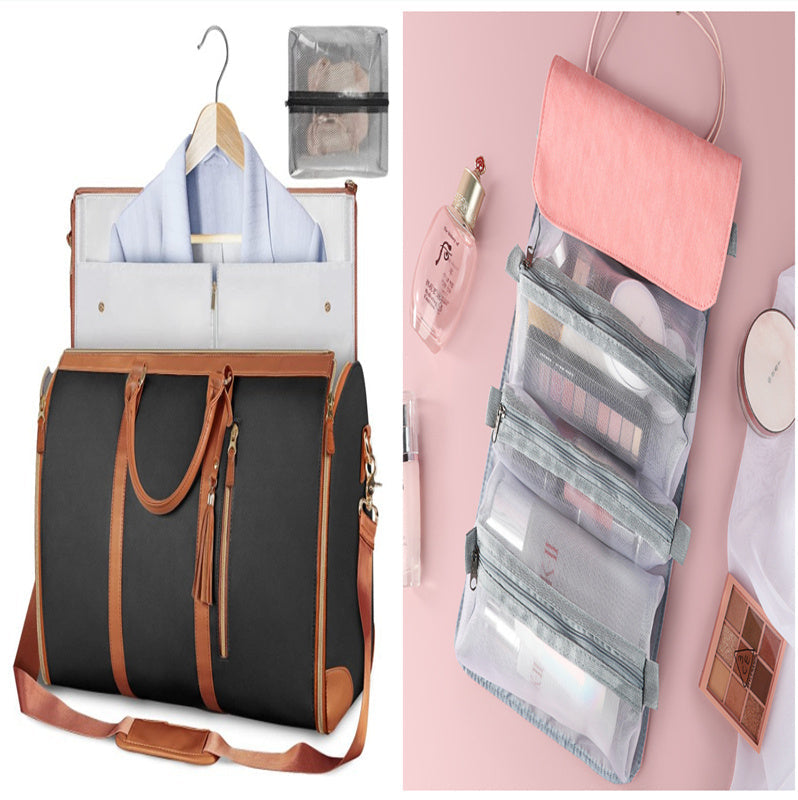 Large Capacity Travel Duffle Bag Women's Handbag Folding Suit Bag Waterproof Clothes Totes EZeeget online shop