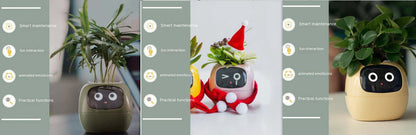 Smart Planter Endless Fun Over 49 Rich Expressions 7 Smart Sensors And AI Chips Make Raising Plants Easy And Fun EZeeget online shop