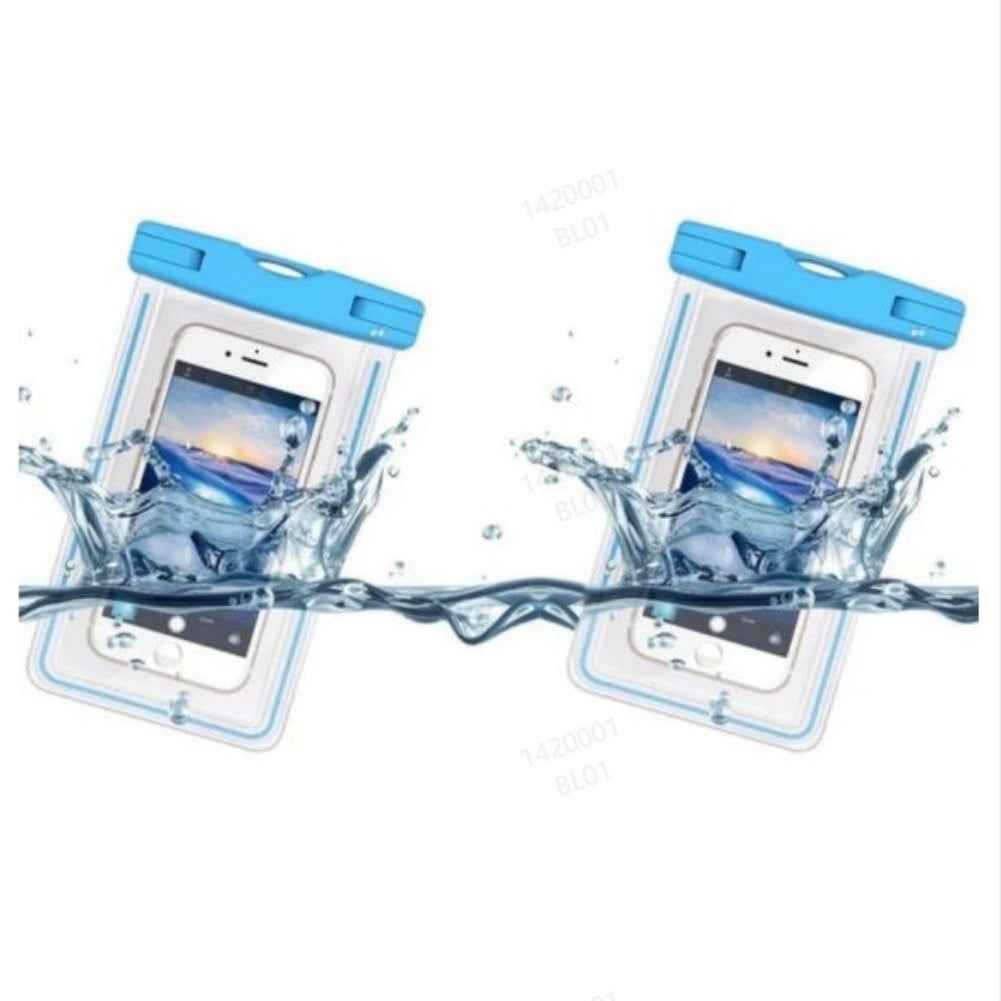 2 Packs Waterproof Phone Pouch For Drifting Diving Swimming, Underwater Dry Bag Case Cover For Phone - EZEEGET