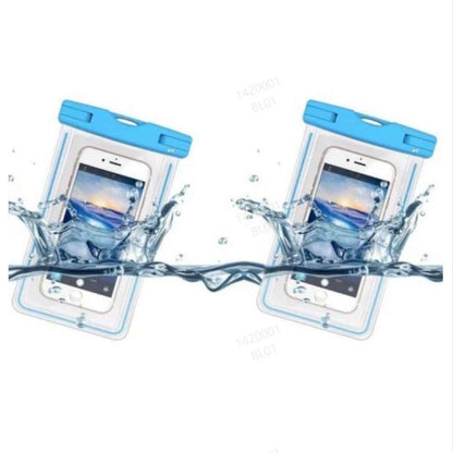 2 Packs Waterproof Phone Pouch For Drifting Diving Swimming, Underwater Dry Bag Case Cover For Phone - EZEEGET