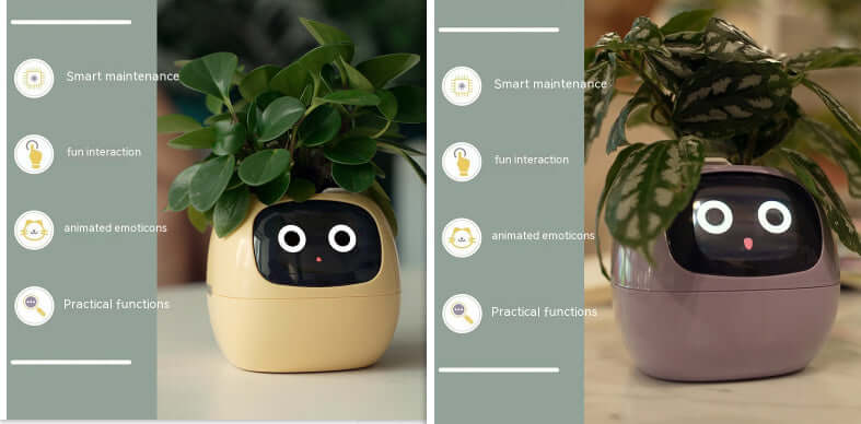 Smart Planter Endless Fun Over 49 Rich Expressions 7 Smart Sensors And AI Chips Make Raising Plants Easy And Fun EZeeget online shop