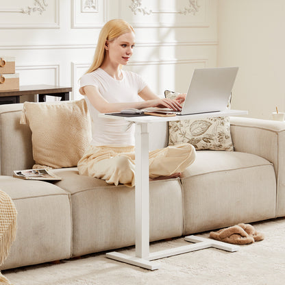 Adjustable Mobile Bed Table, Computer Desk, Mobile Standing Table - EZeeget online shop 