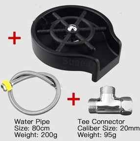 Stainless Steel Automatic Cup Washer with Embedded High-Pressure Push Function - EZEEGET