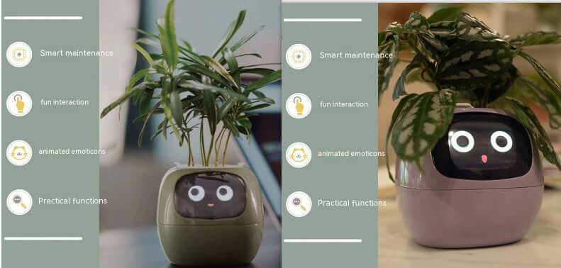 Smart Planter Endless Fun Over 49 Rich Expressions 7 Smart Sensors And AI Chips Make Raising Plants Easy And Fun EZeeget online shop