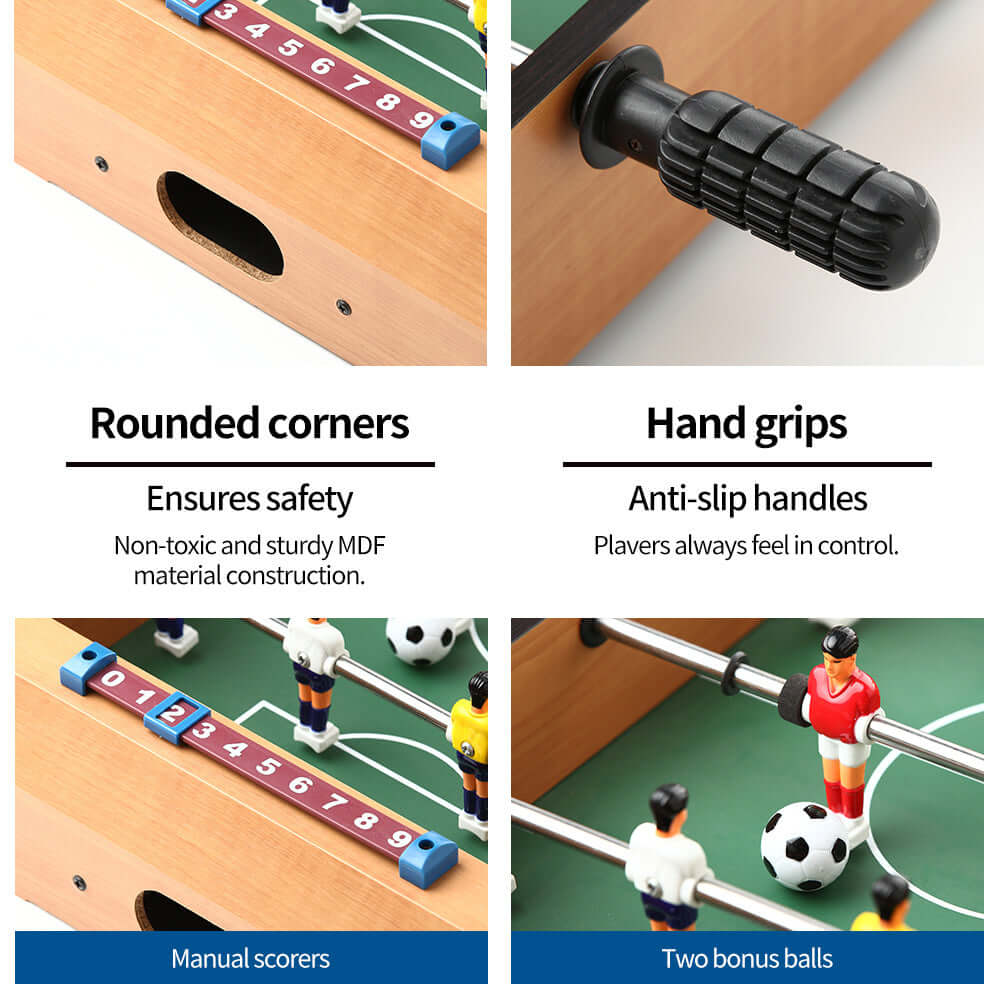 20 Inches Mini Tabletop Foosball Table For Kids - EZEEGET