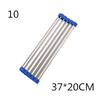 Folding Kitchen Drain Sink Rack Stainless Steel - EZeeget online shop 