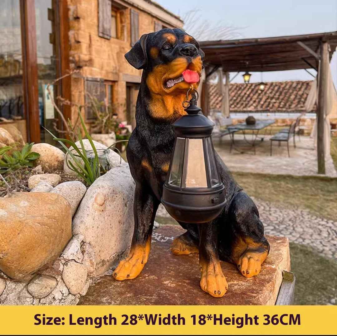 Solar Garden Lamp Ornament Decoration Resin Crafts - EZEEGET