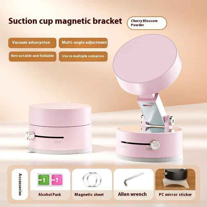 Foldable Magnetic Car Phone Holder with Suction Cup for Effortless Hands-Free Navigation - EZEEGET