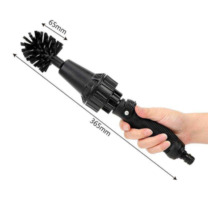 Water-driven Rotary Cleaning Brush Wash Hand-held Water Spray Brush - EZEEGET