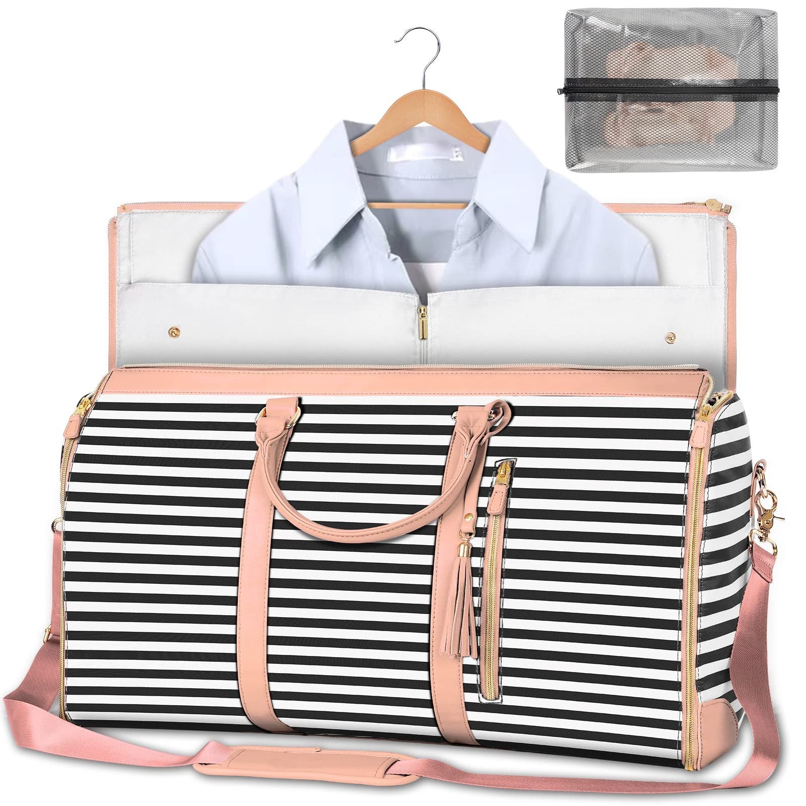 Large Capacity Travel Duffle Bag Women's Handbag Folding Suit Bag Waterproof Clothes Totes EZeeget online shop